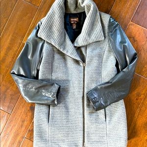 XS Danier Special Sample Leather Sweater Jacket